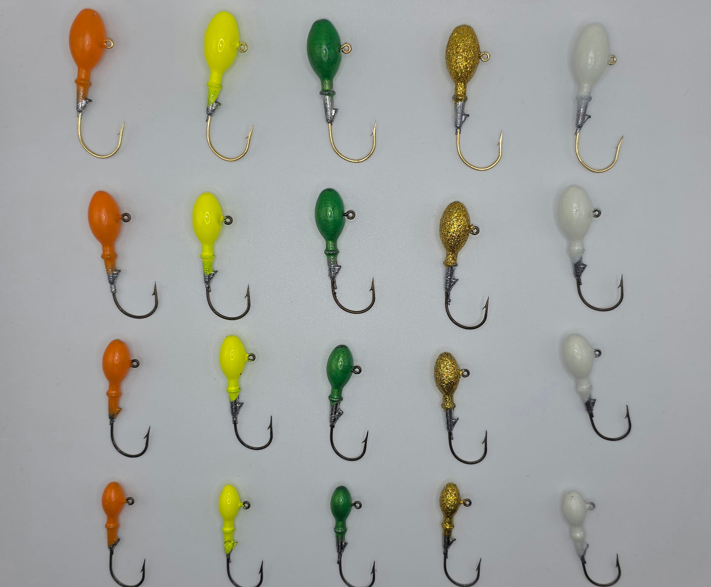 Gbuss Jig Collection – 20 Pack (Glow & Non-Glow)