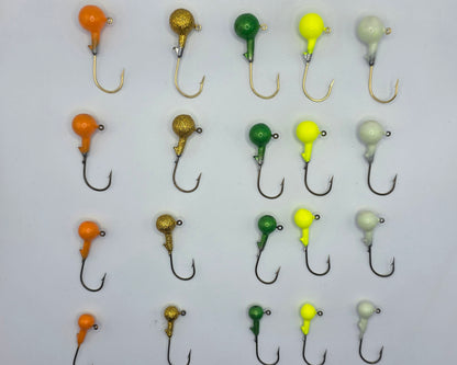 Gbuss Jig Collection – 20 Pack (Glow & Non-Glow)